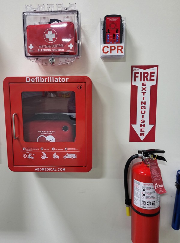 Voice CPR Safety Wall